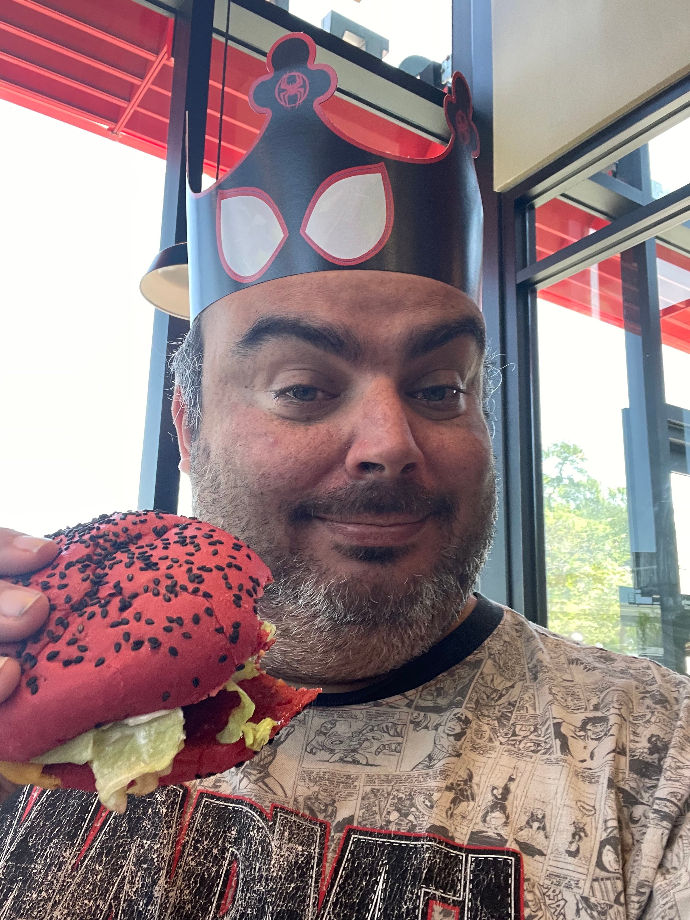Joshua Lapin-Bertone tries the Spider-Verse Whopper