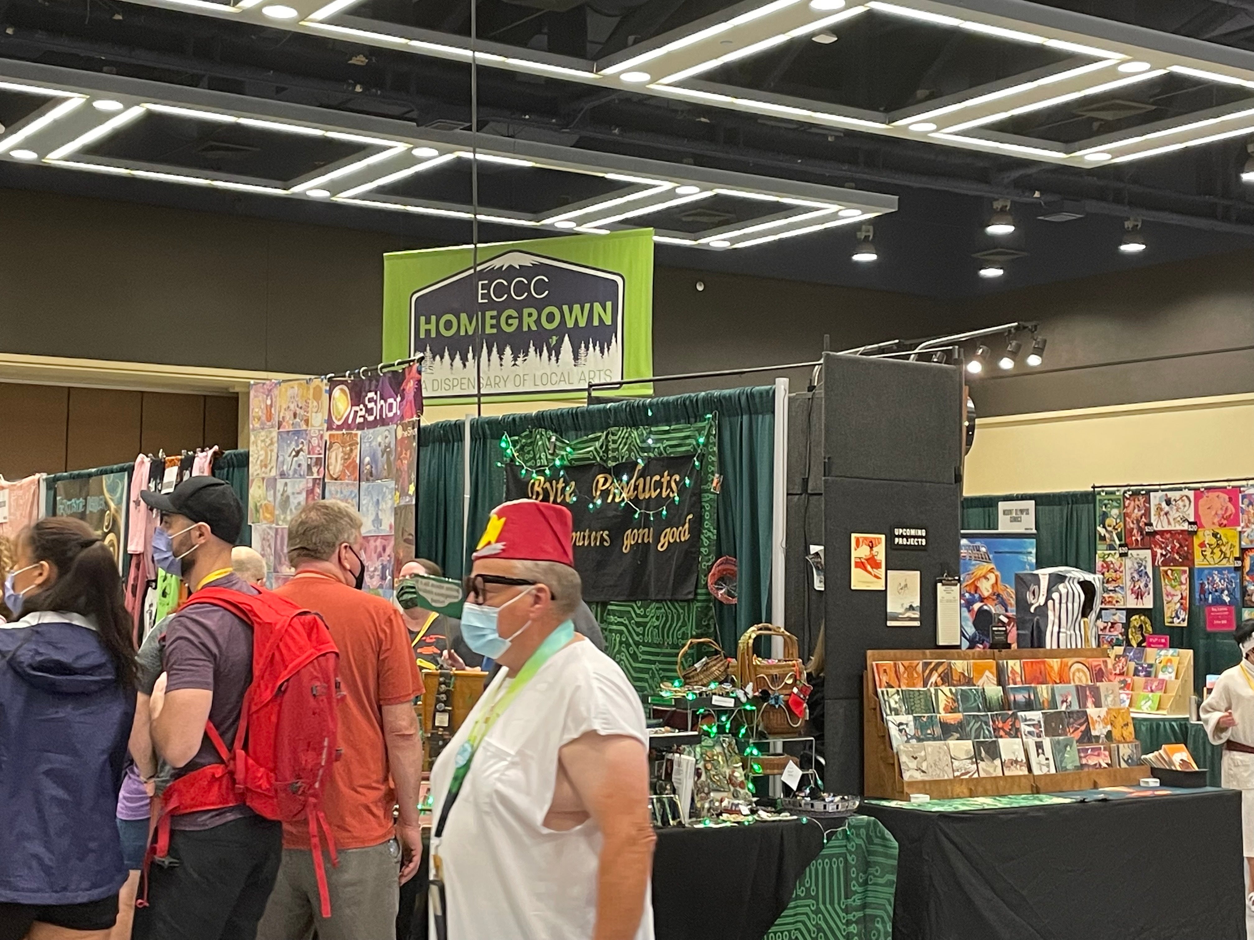 Image of Homegrown section of convention floor