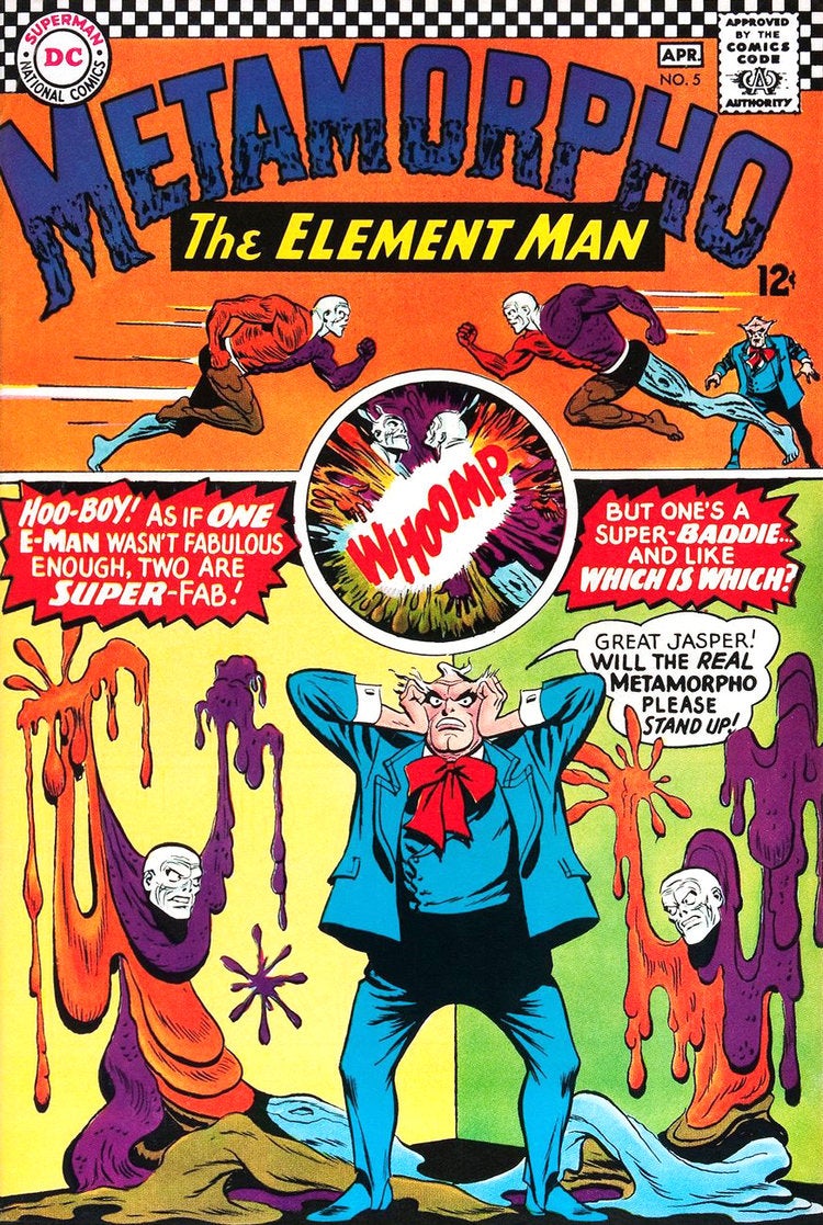 cover of Metamorpho, illustrated by Ramona Fradon
