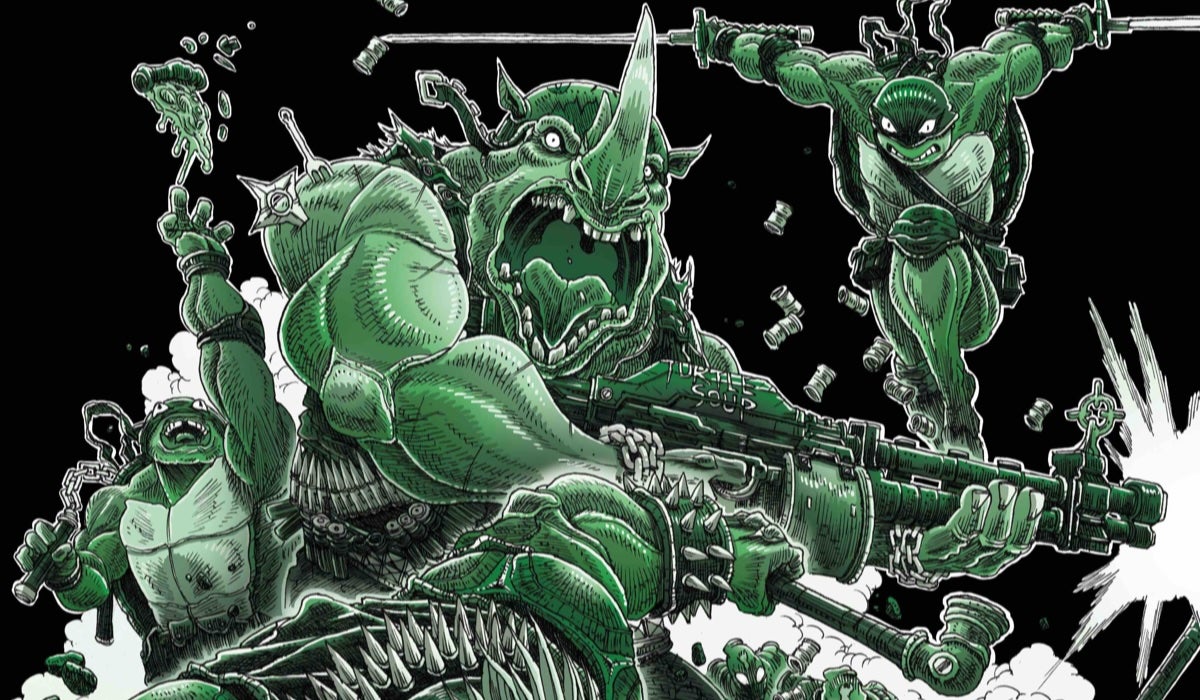 Teenage Mutant Ninja Turtles: Black, White & Green