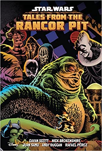 Cover of Tales from the Rancor Pit featuring Jabba the Hut and more characters