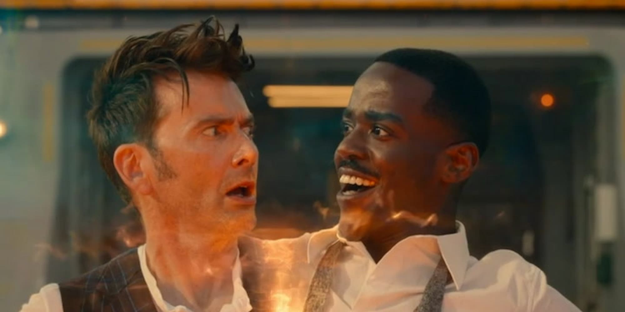 David Tennant and Ncuti Gatwa bigeneration in Doctor Who