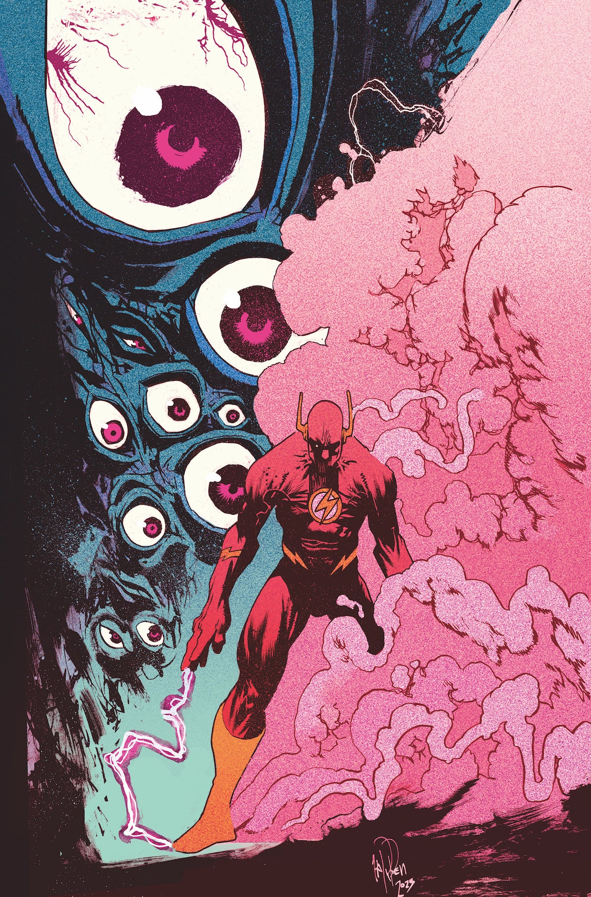 The Flash #1 variant cover by James Harren