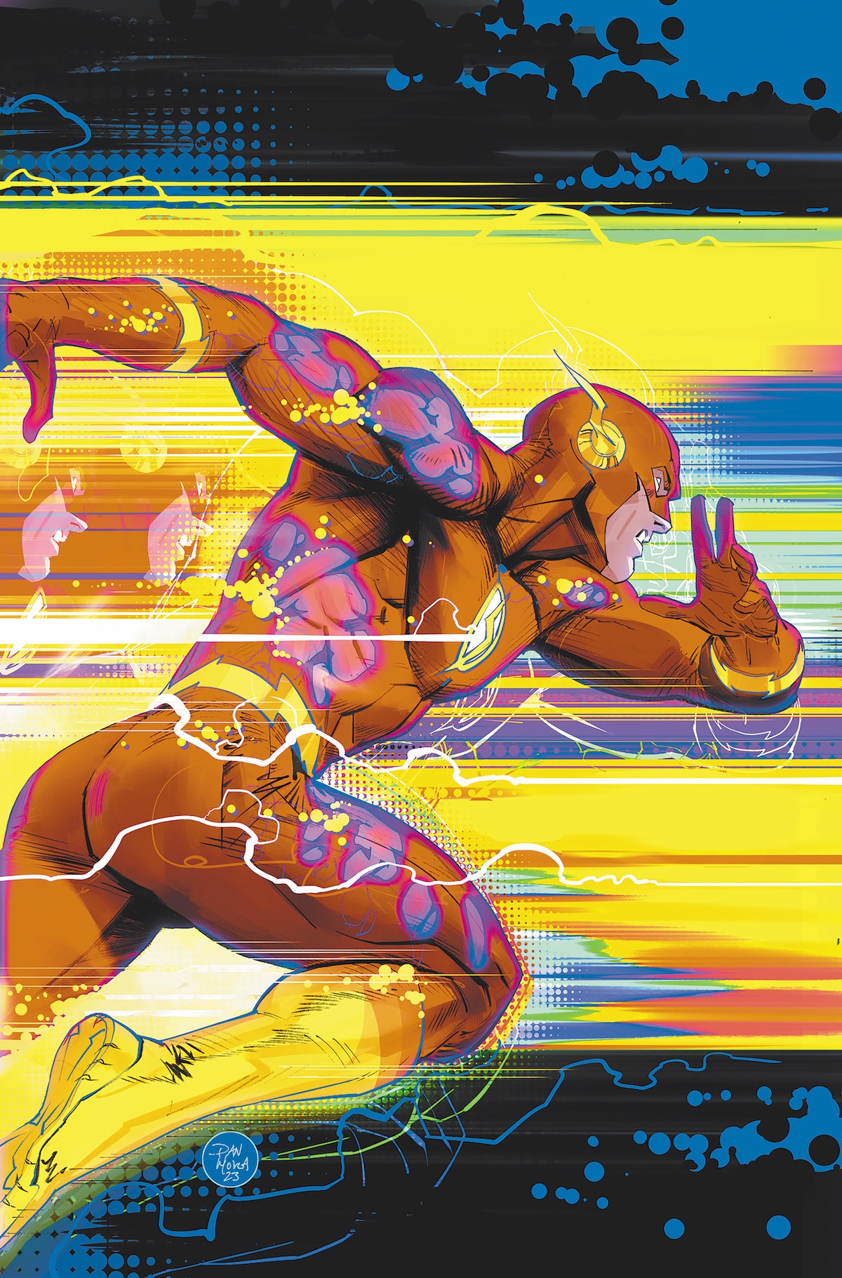 The Flash #1 variant cover by Dan Mora